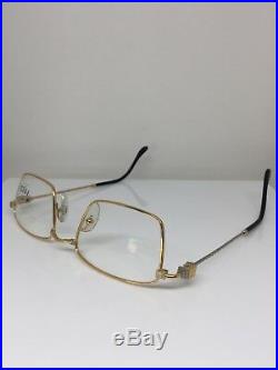 New Vintage FRED Lunettes Tropique C. Gold Bicolore Rose C. 005 Eyeglasses 51mm