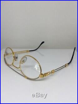 New Vintage FRED Lunettes Winch Gold Bicolore C. 001 Eyeglasses Made France 49mm