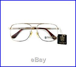 New Vintage Gent Road 8805 12KGF Gold Titanium Eyeglasses Sunglasses Frames 56mm