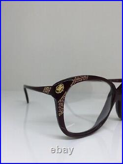 New Vintage Stendhal Carla 595 Eyeglasses with Swarovski Crystals Paris France