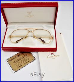 New old vintage Cartier VENDOME gold filled eyewear Made iN France