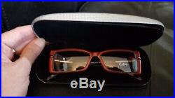 Nos Vintage Claude Montana Iconic Eyeglass Frame Red 2die4 France
