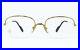 Nos Vintage Eyeglasses Cartier Montaigne Gold Platinum Frame Sunglasses Vendome