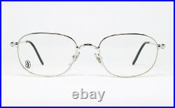 Nos Vintage Eyeglasses Cartier T8100496 Platinum Gold Soft-square Frame Vendome