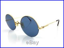 OCCHIALI CARTIER MAYFAIR T8200089 VINTAGE SUNGLASSES 18KT GOLD PLATED 1980's