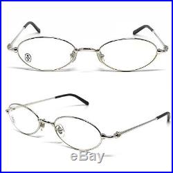 Occhiali Cartier Mizar T8100583 Vintage Eyewear Glasses Platinum Plated