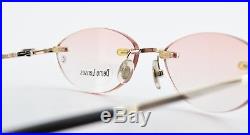 Orig. CARTIER Eye Frame T8100632 Jewelry Platine Rimless 50-16 130 mm France NEW