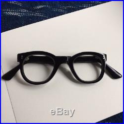 Original 1950s French eyeglasses thick panto handmade in France