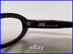 Original Vintage GIANNI VERSACE Square Plastic Rxable Frames Mod311 Made in Ital