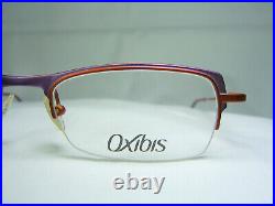 Oxibis eyeglassesTitanium half rim oval square frames men women NOS vintage rare