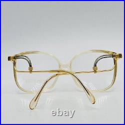 Pierre Cardin eyeglasses Ladies Oval Gold Oversize Mod. CP 801 True Vintage 80er