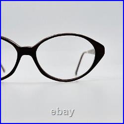 Pol Gaspard Eyeglasses Women Oval Brown Real Wood Vintage Mod. 101.106 NEW