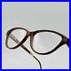 Pol Gaspard Eyeglasses Women Oval Brown Real Wood Vintage Mod. 104.101 NEW