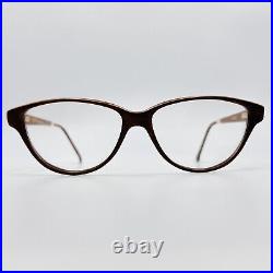 Pol Gaspard Eyeglasses Women Oval Brown Real Wood Vintage Mod. 104.101 NEW