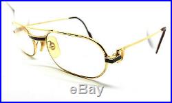 RARE! CARTIER MUST LAQUE 55-20 140 Vintage Eyeglasses Sunglasses Vendome 11026