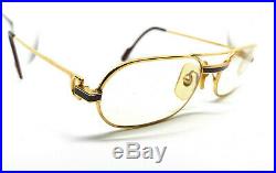 RARE! CARTIER MUST LAQUE 55-20 140 Vintage Eyeglasses Sunglasses Vendome 11026