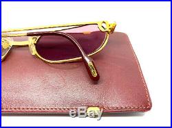 RARE! CARTIER MUST LAQUE Vintage Eyeglasses / Sunglasses with Case 20301