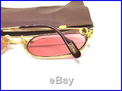 RARE! CARTIER MUST LAQUE Vintage Eyeglasses / Sunglasses with Case! Vendome