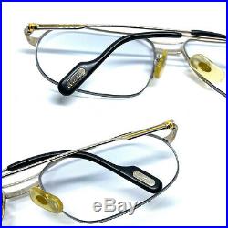RARE! CARTIER ORSAY Vintage Eyeglasses / Sunglasses Tank Silver 20123