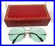 RARE! CARTIER ORSAY Vintage Eyeglasses / Sunglasses Tank with Case