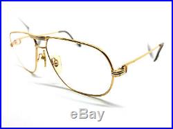 RARE! CARTIER TANK 1988 59-14 140 Vintage Eyeglasses / Sunglasses Vendome 11022