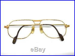 RARE! CARTIER TANK 1988 59-14 140 Vintage Eyeglasses / Sunglasses Vendome 11022