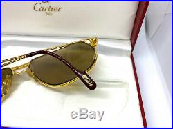 RARE! CARTIER TANK 1988 59-14 140 Vintage Eyeglasses Sunglasses with BOX 20511