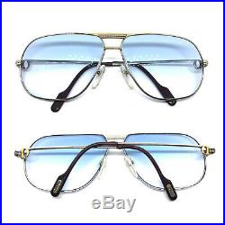 RARE! CARTIER TANK 62-12 140 Vintage Eyeglasses / Sunglasses with Case 191014