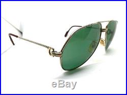RARE! CARTIER Vendome Louis Silver Gold Vintage Eyeglasses / Sunglasses