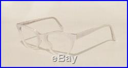 RARE VINTAGE L. Evard Eyeglasses 1960'S Cat Eye White pearl MADE IN FRANCE