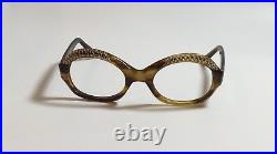 RARE VINTAGE MARTINE bY KUNO Eyeglasses WithRhinestones MADE IN FRANCE