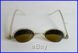 Rare French 1920's Celluloid sunglasses shades half shades super cool Art Deco