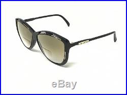 Rare Ted Lapidus TL 17 01 Vintage Eyeglasses Sunglasses Frames Black Gold Rx