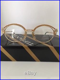 Rare Vintage Luxury Tiffany Lunettes T1 / 02 Eyeglasses 23k Gold Plated Soloist