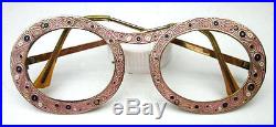 Rare Vtg Christian Dior Enameled 60s Eyeglasses 1/20 12k GF