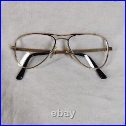 Rare Vtg Men's Eyeglasses Lizon Pilot 14k Gold Filled France Frames 4515-140