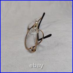 Rare Vtg Men's Eyeglasses Lizon Pilot 14k Gold Frame France Frames 4515-140