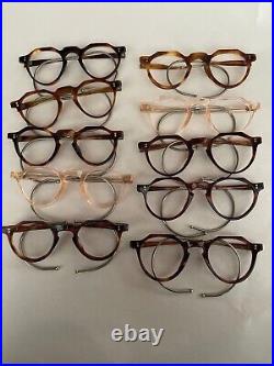 Rare lot de 10 Crown Panto vintage Dead stock Eyeglasse