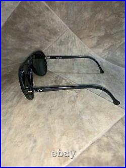 Ray Ban Bausch and Lomb B&L Aviator Black Frame Sunglasses France 145