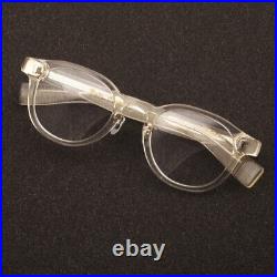 Reprint 1950s Vintage French Wellington Glasses Frame Acetate Panto Japan New