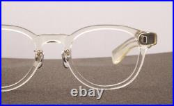 Reprint 1950s Vintage French Wellington Glasses Frame Acetate Panto Japan New