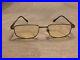 Revillon Eyeglasses Vintage Silver Tone Black Rubber Prescription 140mm Paris