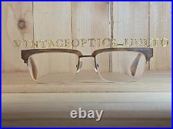 SEE 1817 C3 Vintage Buffalo Horn Browline G Man Eyeglasses Frame France