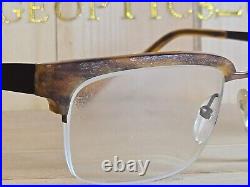 SEE 1817 C3 Vintage Buffalo Horn Browline G Man Eyeglasses Frame France