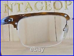 SEE 1817 C3 Vintage Buffalo Horn Browline G Man Eyeglasses Frame France