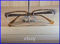 SEE 1817 C3 Vintage Buffalo Horn Browline G Man Eyeglasses Frame France