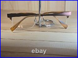 SEE 1817 C3 Vintage Buffalo Horn Browline G Man Eyeglasses Frame France