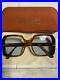 SOLAKZADE Pierre Cardin Sunglasses Glasses Vintage Blue Lens