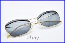 SOL-AMOR Butterfly Gold Plated Retro Woman Eyewear Glasses Eyeglasses Frame Man