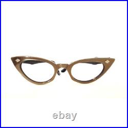 Sale Vintage Extreme Winged Cat Eye Eyeglasses Frame 60s Rockabilly Unusd Small